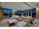Sophisticated lounge with comfortable seating and a wood coffee table at 5120 Marina Way # 16005, Tampa, FL 33611