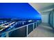 Serene nighttime balcony view with city lights at 5120 Marina Way # 16005, Tampa, FL 33611