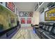 Home theater with large screen and comfortable seating at 5120 Marina Way # 16005, Tampa, FL 33611