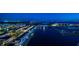 Night view of waterfront community at 5120 Marina Way # 16005, Tampa, FL 33611