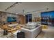 Relaxing lounge area with comfortable seating and large TV at 5120 Marina Way # 16005, Tampa, FL 33611