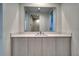 Bathroom with vanity and large mirror at 5120 Marina Way # 16005, Tampa, FL 33611