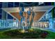 Modern building entrance with unique art installation at 5120 Marina Way # 16005, Tampa, FL 33611