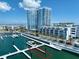 Aerial view of a boat slip at a waterfront community at 5120 Marina Way # 16005, Tampa, FL 33611