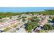 Aerial view of neighborhood near the water at 3604 Rockaway Dr, Holiday, FL 34691