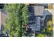 Aerial view of a home and surrounding landscape at 3604 Rockaway Dr, Holiday, FL 34691