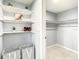 Laundry area with shelving and storage space at 3604 Rockaway Dr, Holiday, FL 34691