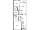 Detailed floor plan showcasing the layout of the home, including bedroom, bathroom, kitchen, and living spaces at 5323 Berry Bay Ave, Wimauma, FL 33598