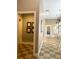 Clean and bright hallway with checkerboard flooring at 5125 Palm Springs Blvd # 9302, Tampa, FL 33647