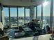 Bright living room with floor to ceiling windows and city view at 777 N Ashley Dr # 1103, Tampa, FL 33602