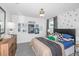 Cozy bedroom with a comfortable bed and stylish decor at 2530 Leonia Ln, Zephyrhills, FL 33541