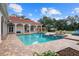 Relaxing pool and patio area with lounge seating at 11623 Innfields Dr, Odessa, FL 33556