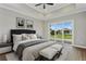 Spacious main bedroom with sliding glass doors leading to the backyard at 6434 Rubia Cir, Apollo Beach, FL 33572