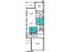 One story floor plan with two bedrooms, two baths, and two car garage at 11217 Livewell Ct, Venice, FL 34293