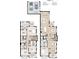 Two-story floor plan showing a spacious layout with four bedrooms at Lot 1 Jefferson St, Safety Harbor, FL 34695