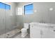 This bathroom has beautiful tile and a glass shower at 5032 W Longfellow Ave, Tampa, FL 33629