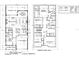Detailed floor plan showcasing the layout of this two-story Taralon home, including dimensions at 3109 W Knights Ave, Tampa, FL 33611
