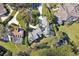 Property overview showing the house's position on the lakefront at 806 Taray De Avila, Tampa, FL 33613