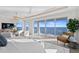 Bright main bedroom with water views and sliding doors to balcony at 96 Martinique Ave, Tampa, FL 33606