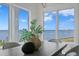 Elegant dining room with water views and large windows at 96 Martinique Ave, Tampa, FL 33606