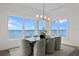 Dining room with water views and stylish decor at 96 Martinique Ave, Tampa, FL 33606
