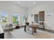 Bright home office with hardwood floors and large windows at 96 Martinique Ave, Tampa, FL 33606