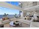 Living room with water views and comfortable seating at 96 Martinique Ave, Tampa, FL 33606