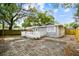 Spacious backyard with a large deck and plenty of space for outdoor entertaining at 3810 N Arlington Ave, Tampa, FL 33603
