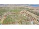 Property boundaries shown on aerial view outlining the acreage and beautiful tree coverage on the land at 8529 Kenton Rd, Wesley Chapel, FL 33545
