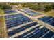 Aerial view of farmlands with several greenhouses at 10521 County Road 579, Thonotosassa, FL 33592