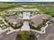 Aerial view of community clubhouse with pool and recreational amenities at 31396 Cabana Rye Ave, San Antonio, FL 33576