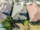 Aerial view showcasing home's roofline and backyard at 20026 Heritage Point Dr, Tampa, FL 33647