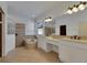 Bathroom boasts double vanity, soaking tub, and separate shower at 20026 Heritage Point Dr, Tampa, FL 33647