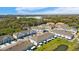 Aerial view of townhome community under construction at 9658 Sweetwell Pl, Riverview, FL 33569