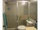 Bathroom with shower, toilet and sink at 2424 W Tampa Bay Blvd # L202, Tampa, FL 33607