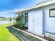 Convenient storage shed located in backyard at 1707 Tahoe Dr, Sun City Center, FL 33573