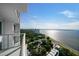 Amazing view of the bay from balcony at 2910 W Barcelona St # 2102, Tampa, FL 33629