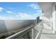 Balcony with panoramic water and city views at 2910 W Barcelona St # 2102, Tampa, FL 33629