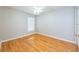 Bedroom with hardwood floors and large closet at 2634 Brookville Dr, Valrico, FL 33596