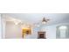 Living room with fireplace and kitchen views at 2634 Brookville Dr, Valrico, FL 33596