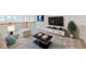 Spacious loft area with TV and comfortable seating at 3659 Tea Leaf Aly, Land O Lakes, FL 34638