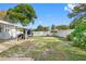 Large backyard with a covered patio and plenty of space at 1215 S Keene Rd, Clearwater, FL 33756