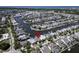 Aerial view showing home location in a waterfront community at 406 Islebay Dr, Apollo Beach, FL 33572