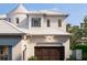 Close-up of the garage side and dome shaped roof at 5009 W Spring Lake Dr, Tampa, FL 33629