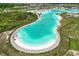 Expansive lagoon with kayaks and paddleboards available at 9358 Rally Spring Loop, Wesley Chapel, FL 33545