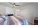 Bedroom with a comfortable bed and built-in closet at 821 White Heron Blvd, Ruskin, FL 33570