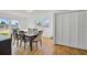 Bright dining room with a table and chairs, and built-in storage at 821 White Heron Blvd, Ruskin, FL 33570