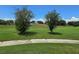 Scenic golf course view with lush green fairways and mature trees at 6949 Crested Orchid Dr, Brooksville, FL 34602