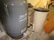 Indoor view of a home's water system, including a large tank at 2512 Ayers Hill Ct, Lutz, FL 33559