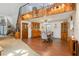Bright dining area with a wood floor and built-in hutch at 2512 Ayers Hill Ct, Lutz, FL 33559